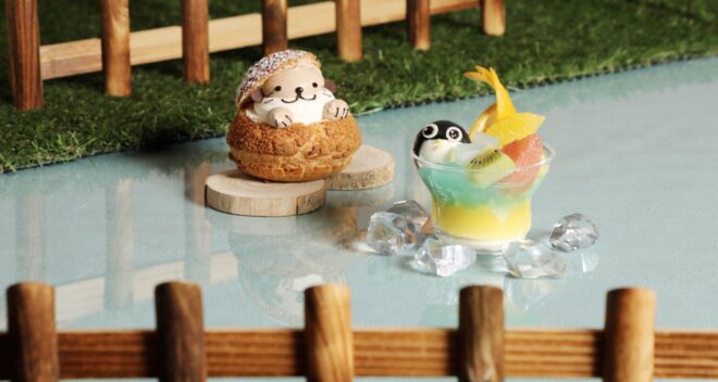 動物をモチーフにしたケーキ